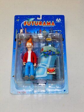 2000 Moore Collectibles Futurama 6" Fry Figure MOC Brand New